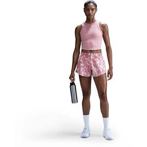 Nike Women's One Dri-FIT Brief Lined Printed Shorts 3 in